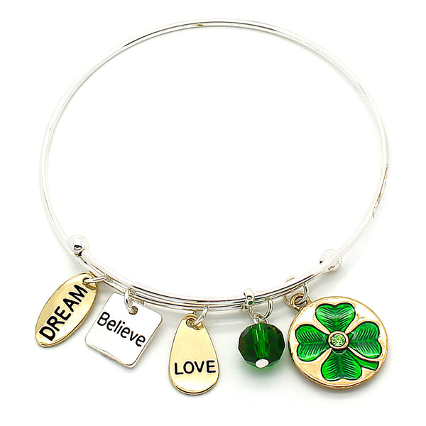 Four Leaf Clover Wish Bracelet  Dream & Wish Lucky Clover Bracelet. - KIS  Jewelry