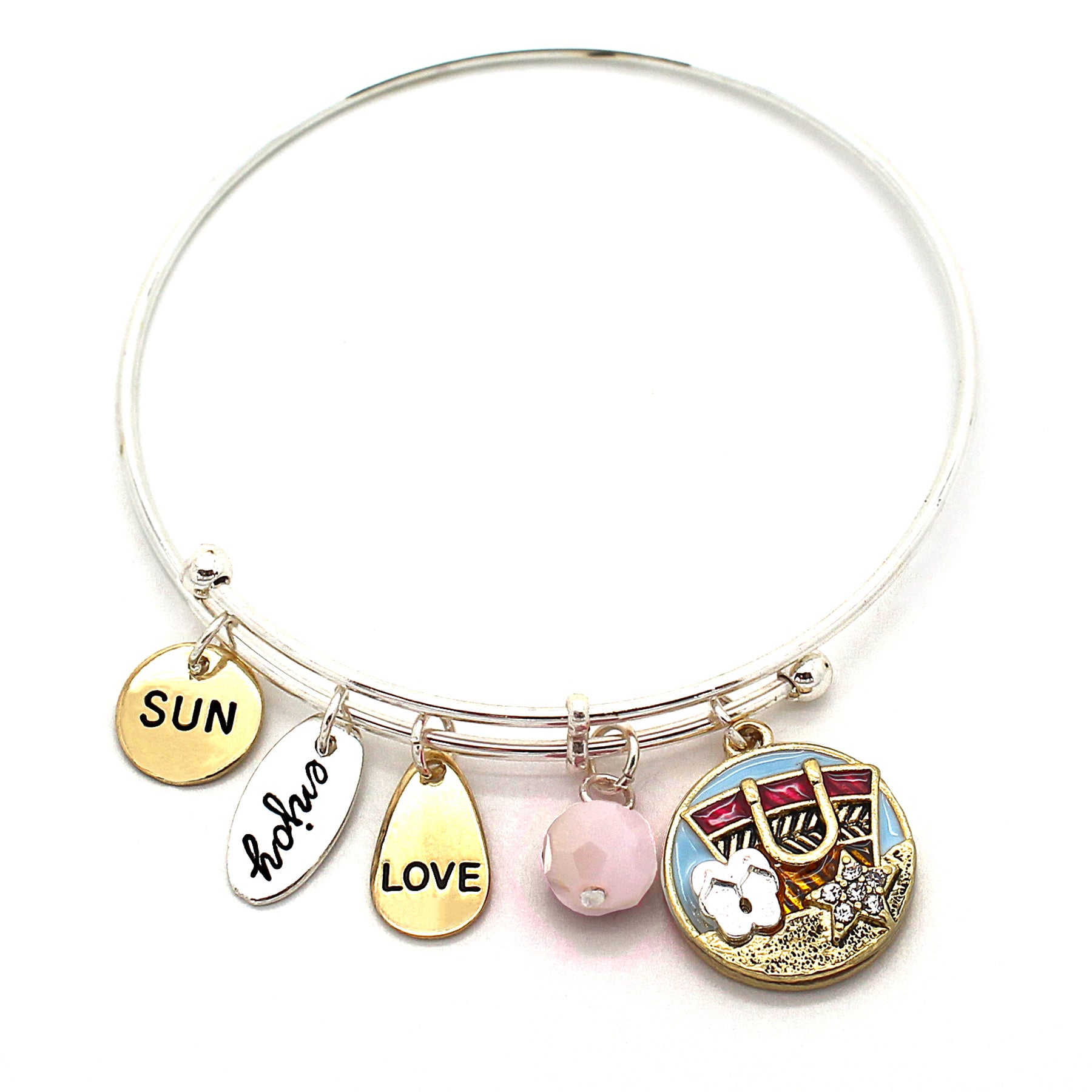 Daughter, 'Most Precious Gift' Charm Bangle Bracelet